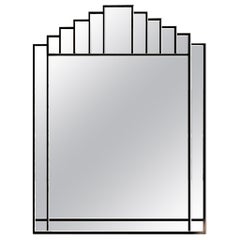 Empress Art Deco Mirror - Negro