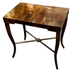 Rosewood Side Table by Karl Springer