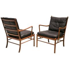 Pair of Colonial Chairs in American Walnut by Ole Wanscher