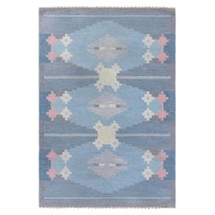 Doris Leslie Blau Vintage Swedish Flat-Weave Rug by Ingegerd Silow