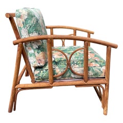 Vintage Armchair Ficks Reed Style Patio Furniture Rattan Armchair  Beach