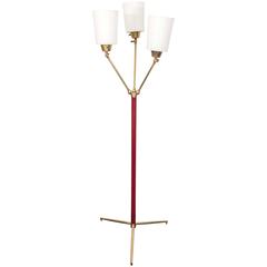 Jacques Adnet Multi Shade Floor Lamp