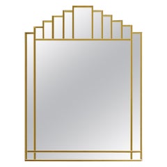Empress Art Deco Mirror - Brass