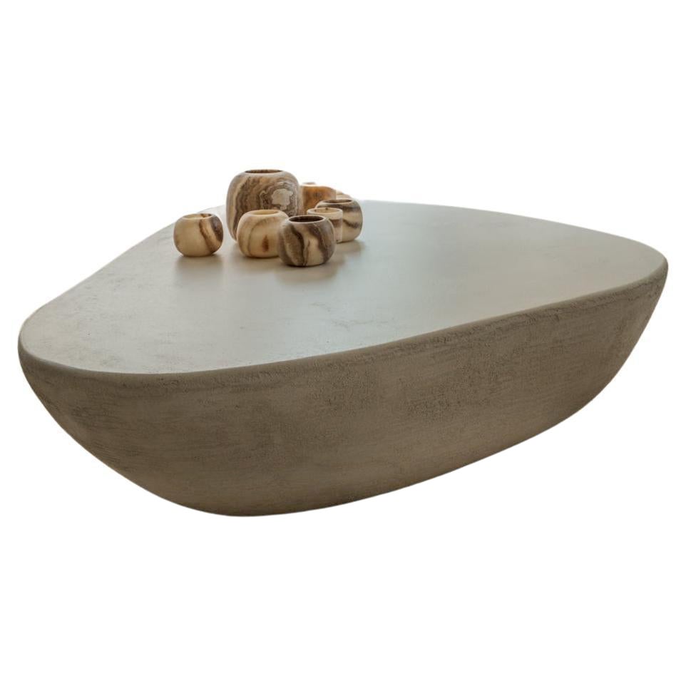 Liz Tables Boho Style Coffee Table Boulder Form Naturelle size 120