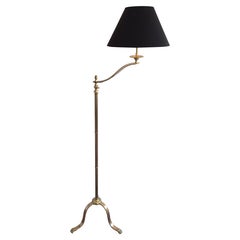 Brass removable and adjustable reading lamp by Maison Jansen