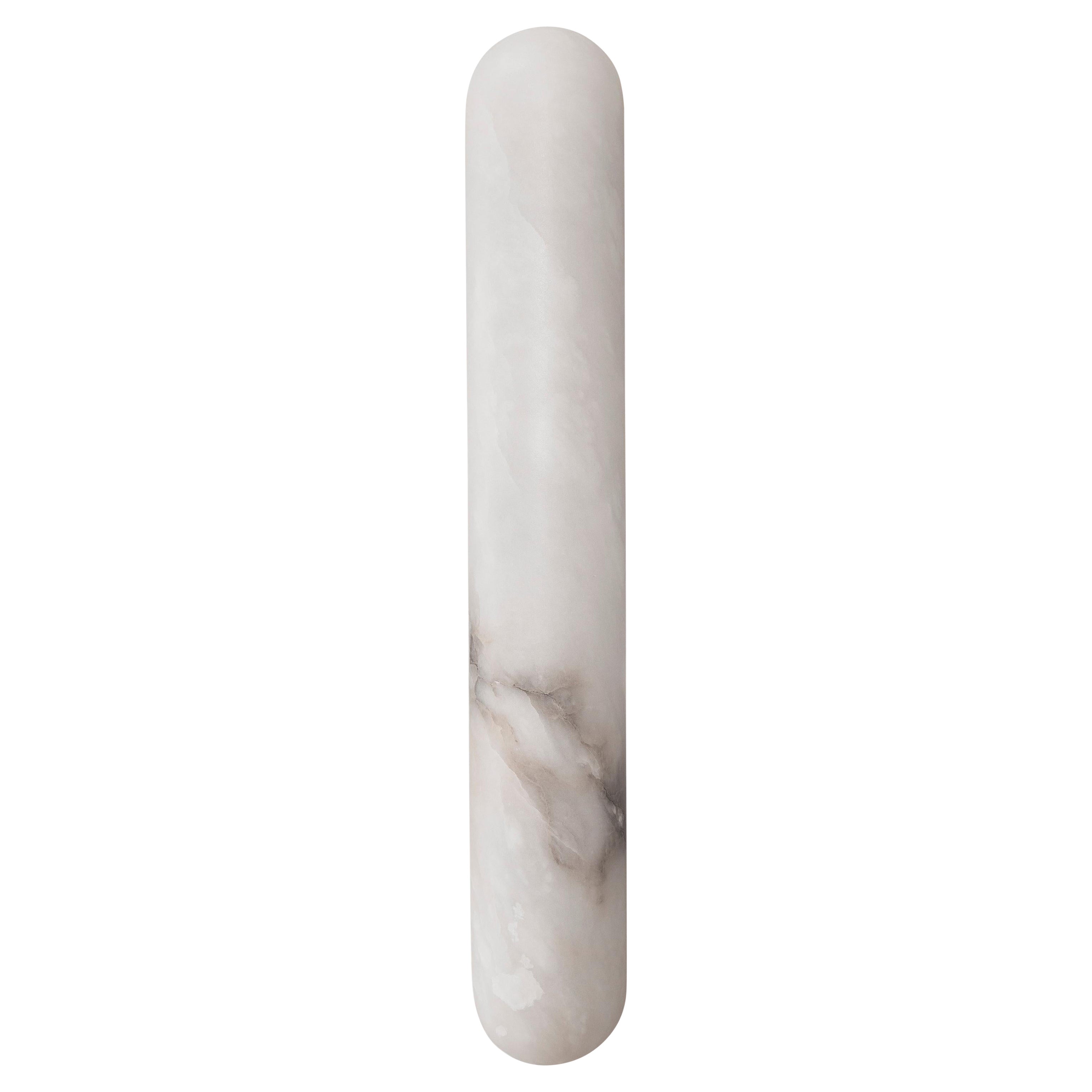 Tub 65 Wide Alabaster Wall Light di Contain in vendita