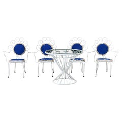 Ensemble de jardin français en métal, 1950