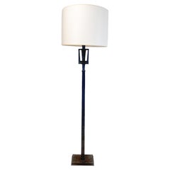 Lampadaire Laurence Montano en bronze patiné