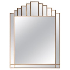 Empress Art Deco Wall Mirror - Gold