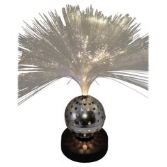 Lampe Cima International en fibre optique Design 1970 Space Age Deutschland, Space Age