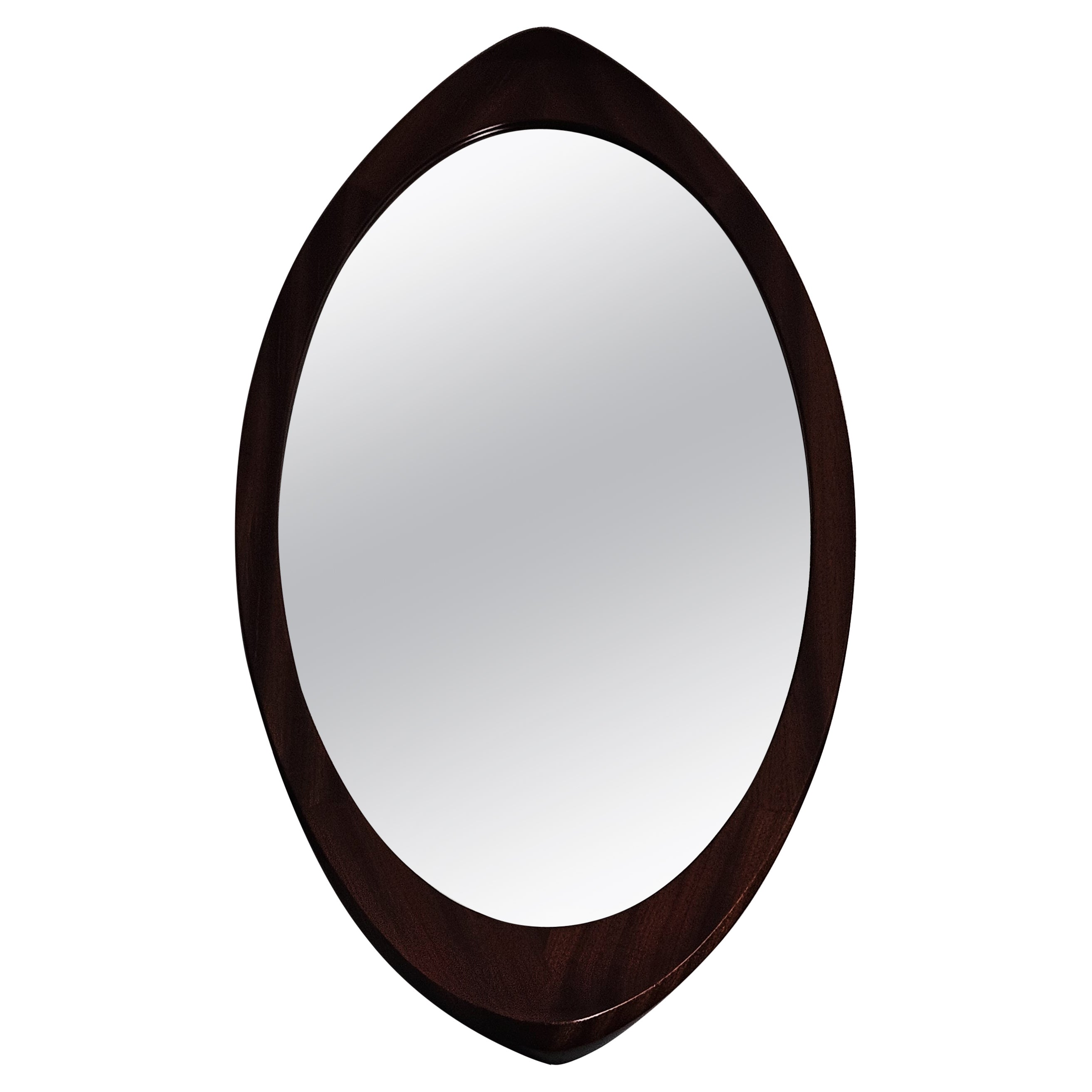 Swedish designer wall mirror by Glas & Trä, 1950s