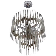 Amazing Gaetano Sciolari Chandelier, Italy, 1970