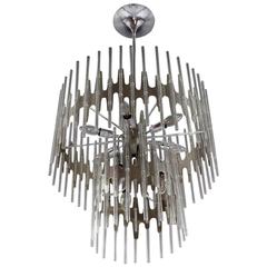 Amazing Gaetano Sciolari Chandelier, Italy, 1970 11