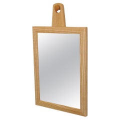 wall mirror ash wood frame