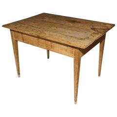 Primitive Oak Console Table