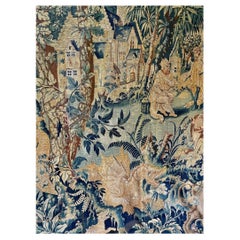 17th Century Flemish Tapestry Dragons