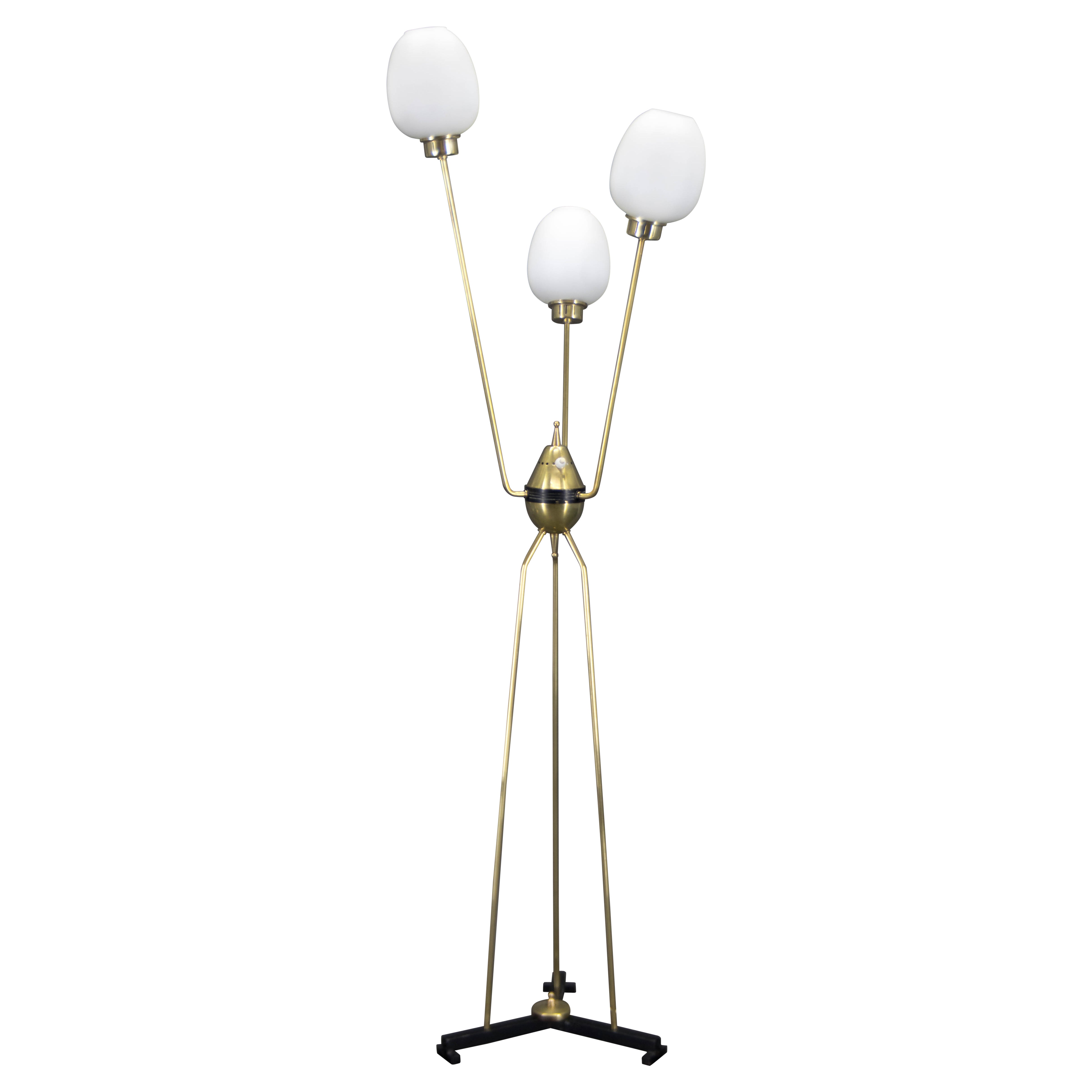 Stehlampe aus der Mitte des Jahrhunderts, Italien, 1960er Jahre
