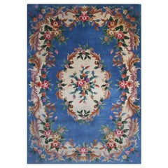 French Rug By Savonnerie Point , Circa 1940  200x136 , No. 1446