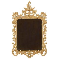 George III Carved Giltwood Mirror