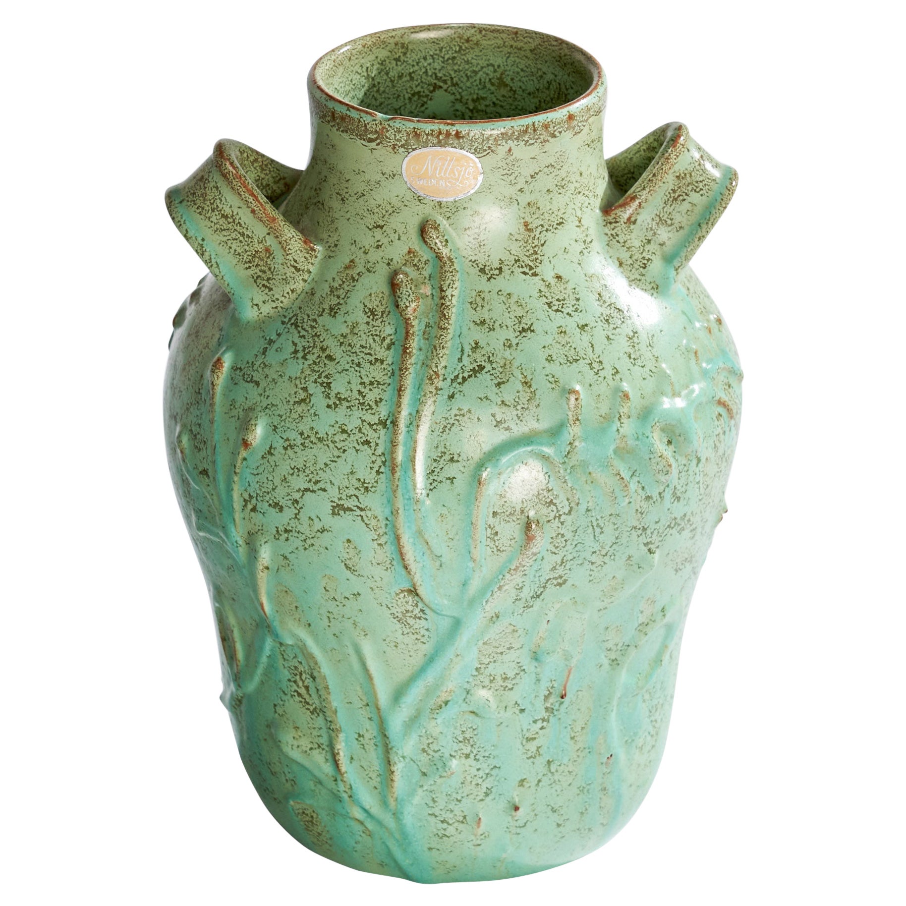 Nittsjö, vase, céramique, Suède, années 1930