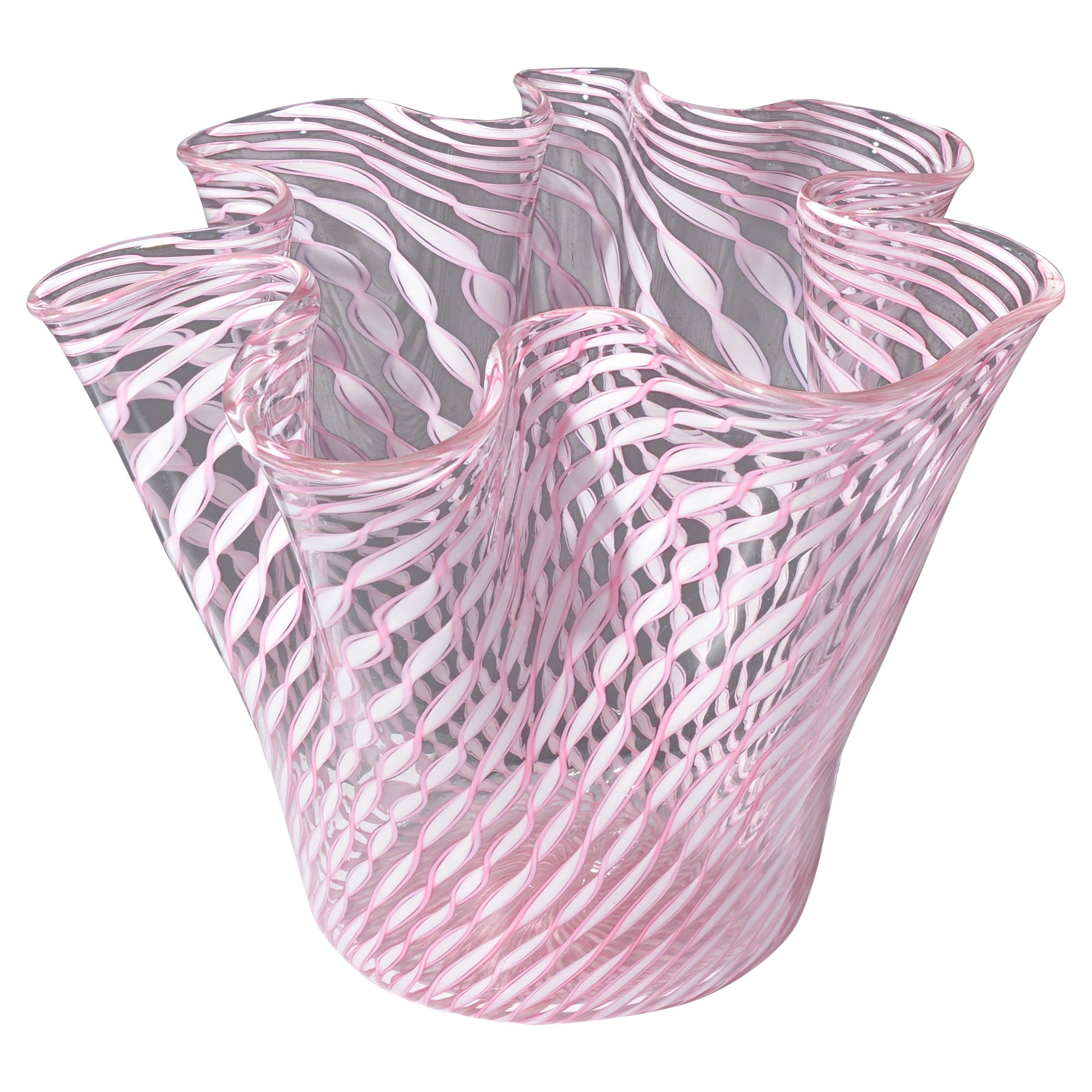 Vaso a fazzoletto grande Fratelli Toso FAZZOLETTO, Leslie Collections