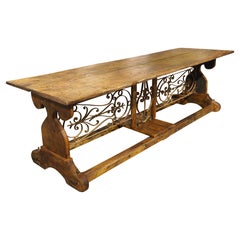 A Unique French Alpine Dining Table Composed of Antique Elements from La Savoie