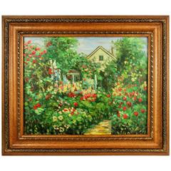 Garden Lush Oil Painting 6