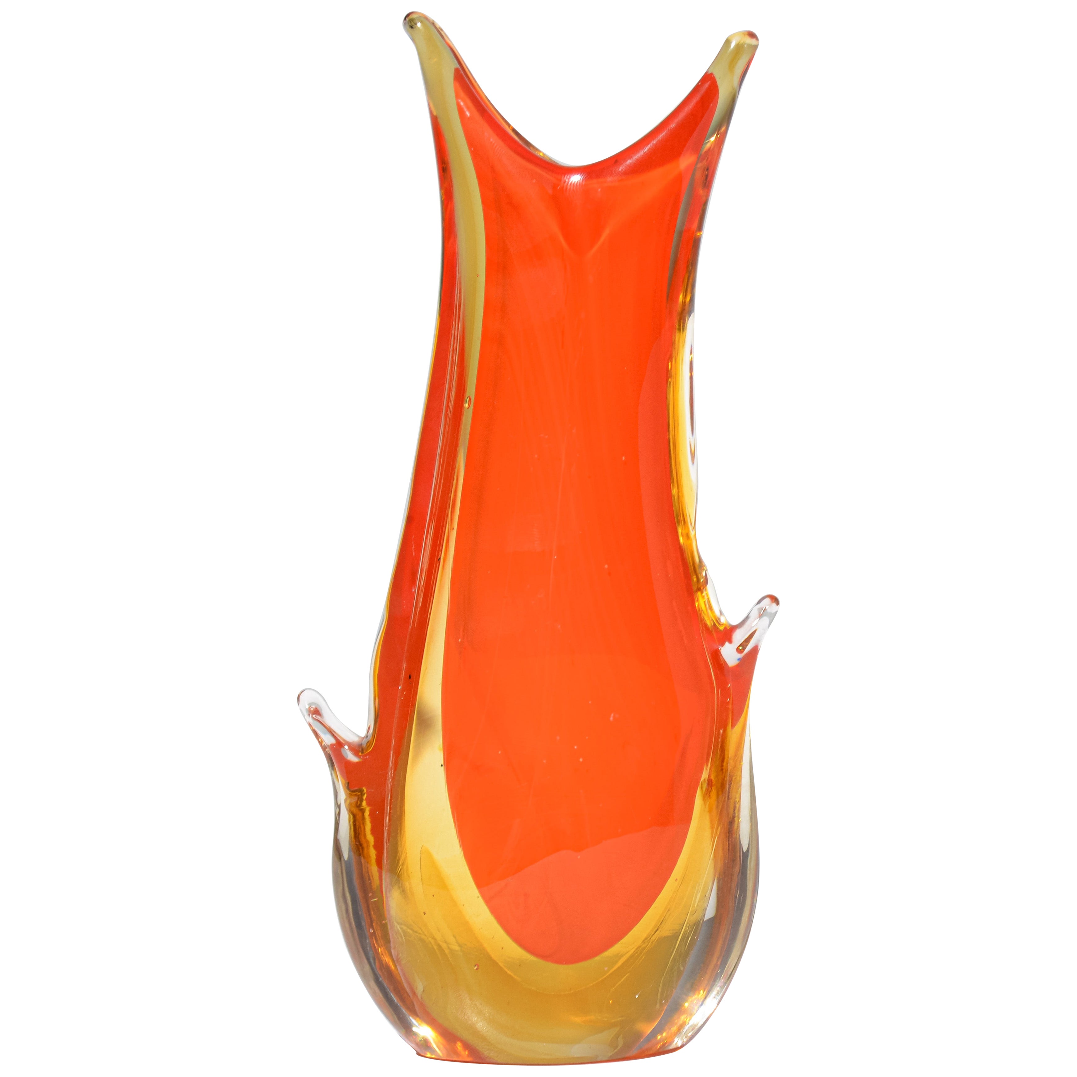 SOMMERSO Vase Attributed to Seguso Vetri d'Arte, Leslie Pina Collection