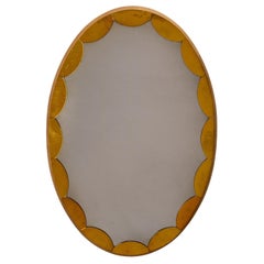 Rupert Bevan Ellipse Scallop Mirror - Medium