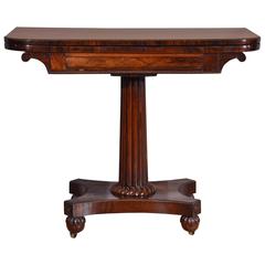 WIV Rosewood Card Table