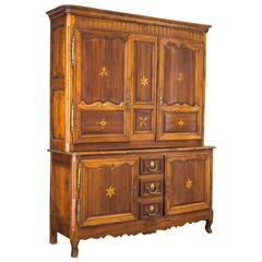 18th Century Louis XV Buffet à Deux Corps 12