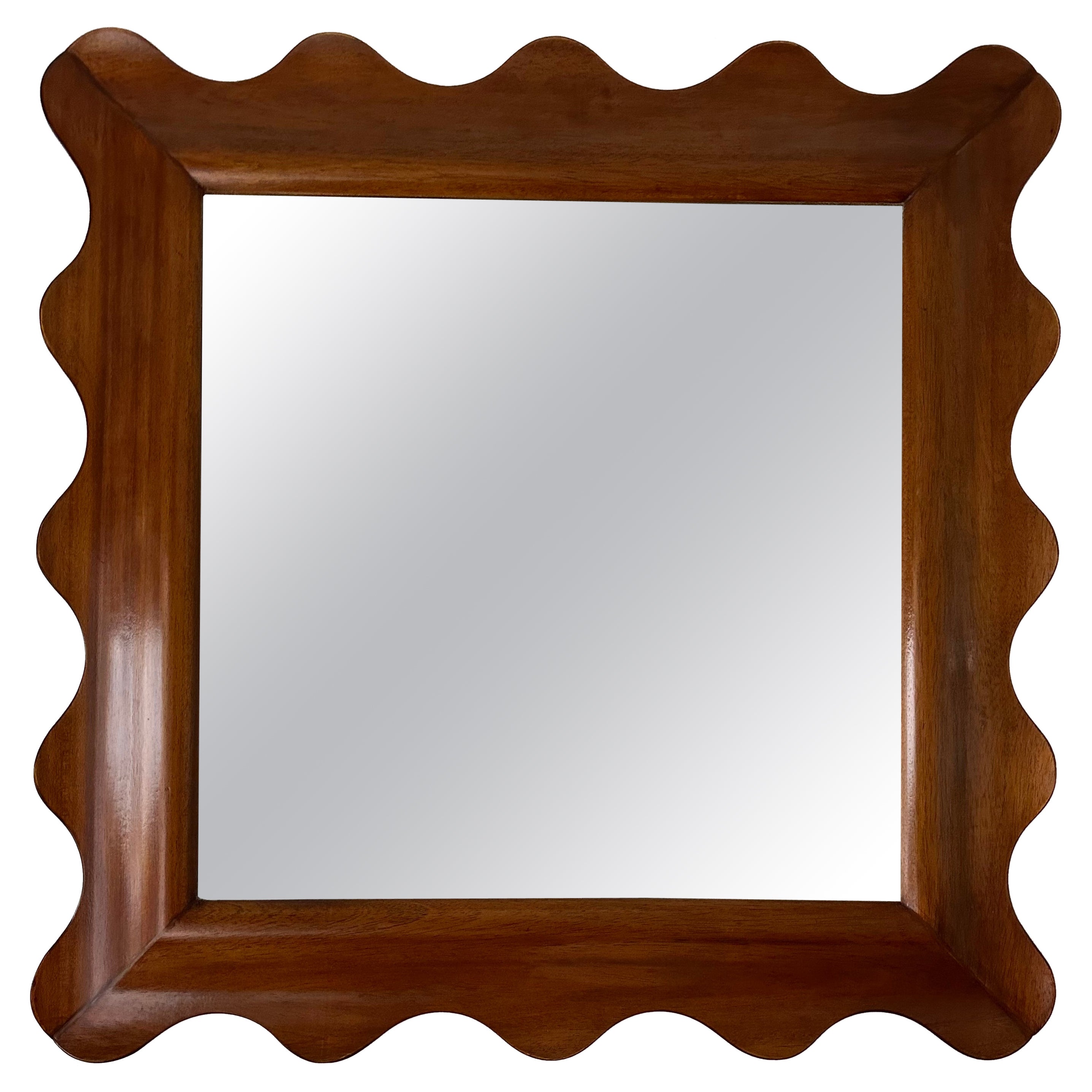 Espejo Wave de madera. Italia