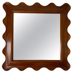 Espejo Wave de madera. Italia