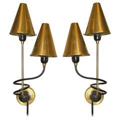 Pair Mid-Century Modern Stilnovo Sconces 9