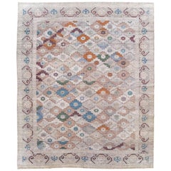 Modern East Turkestan Khotan Room Size Carpet