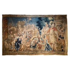 Tapisserie palatiale Flemish, Daris à Constantinople, Art mural, Soie, 17ème siècle
