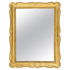 19th Century Italian Carved Giltwood Mirror