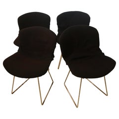 c. 1960-70 Set of 4 Bertoia Chromed Steel Chairs by Knoll