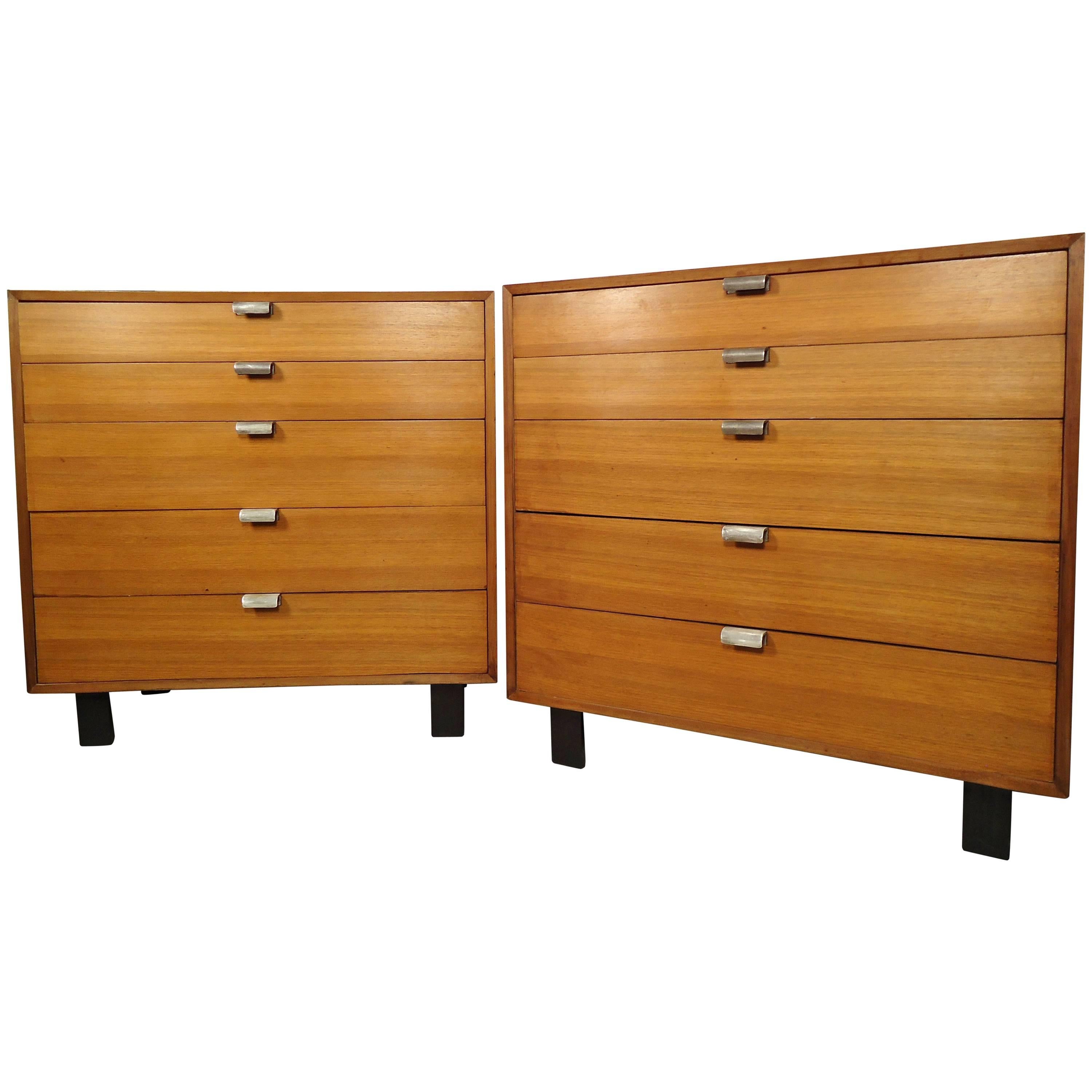 Pair of Mid-Century George Nelson Dressers for Herman Miller