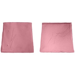 Ron Nagle Matte Pink Wall Plaques