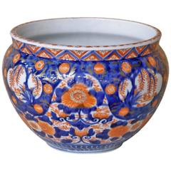 Antique 19th Century Imari Large Jardiner Bowl