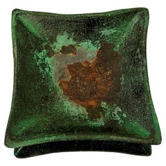 Mid-Century Modern Patinated Bronze Vide Poche or Ashtray