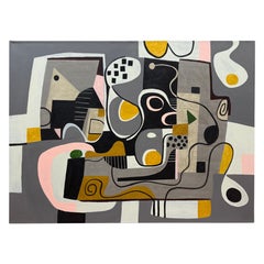 Gary Janis Gray Abstract 2024