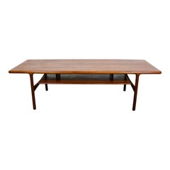 Vintage Scandinavian Rosewood Two-Tiered Cocktail Table