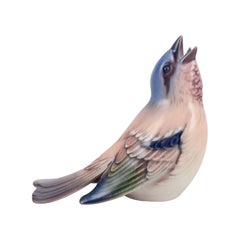 Dahl Jensen, Figur einer Bogenfinch aus Porzellan.  1920/30s.