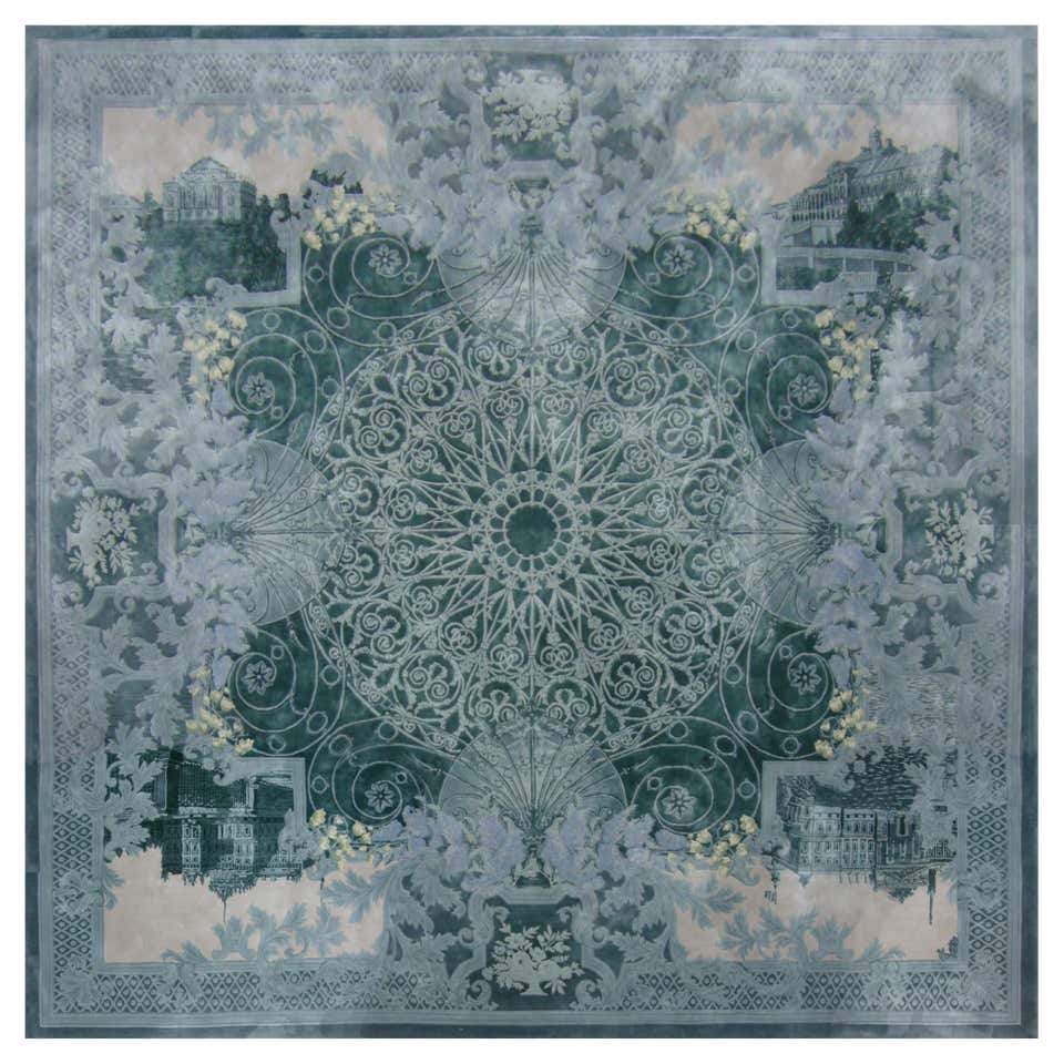 Western Europe Contemporary Wool Tufted Couture Rug
