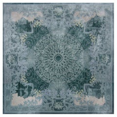 Tapis d'Europe de l'Ouest en soie fine tuftée Neoclassica