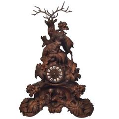 Swiss 19th Century Black Forest Clock