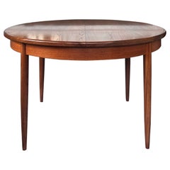 Mid-Century G Plan Fresco Teak Round Extending Dining Table