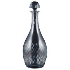 Baccarat, Francia. Decanter per vino "Harcourt" in cristallo sfaccettato.